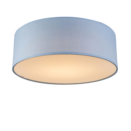 Stropná lampa modrá 30 cm vrátane LED – Drum LED