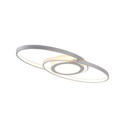 Dizajnové stropné svietidlo oceľové vrátane LED trojstupňového stmievateľného – Axy