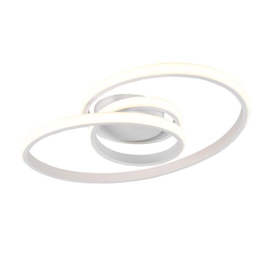 Dizajnové stropné svietidlo biele vrátane LED 3-stupňovo stmievateľné – Levi